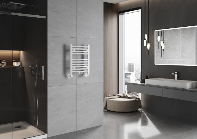 radiatore da bagno bianco