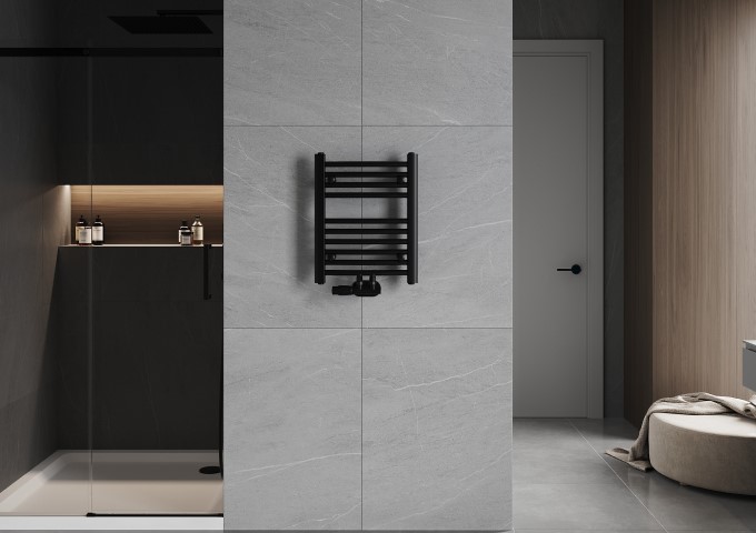 radiatore nero per bagno