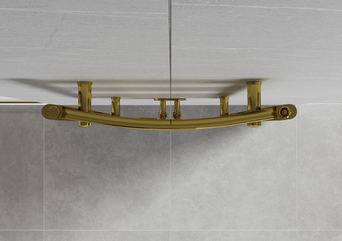 RADIATORE dorato per il bagno