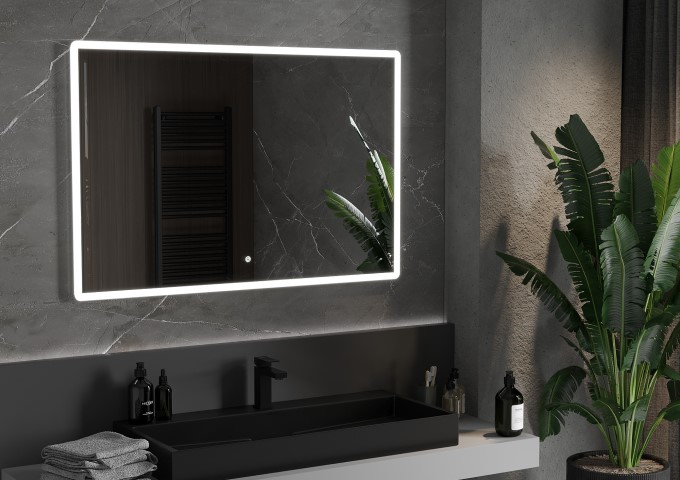 Specchi da bagno con illuminazione LED 120x80cm