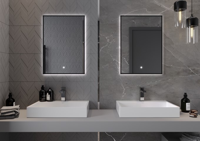 Specchi bagno con illuminazione LED 60x80cm