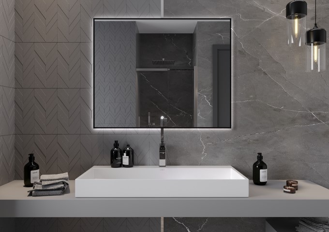 Specchi da bagno con illuminazione LED 120x80cm