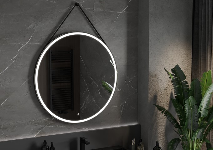 Specchi da bagno con illuminazione LED rotondi