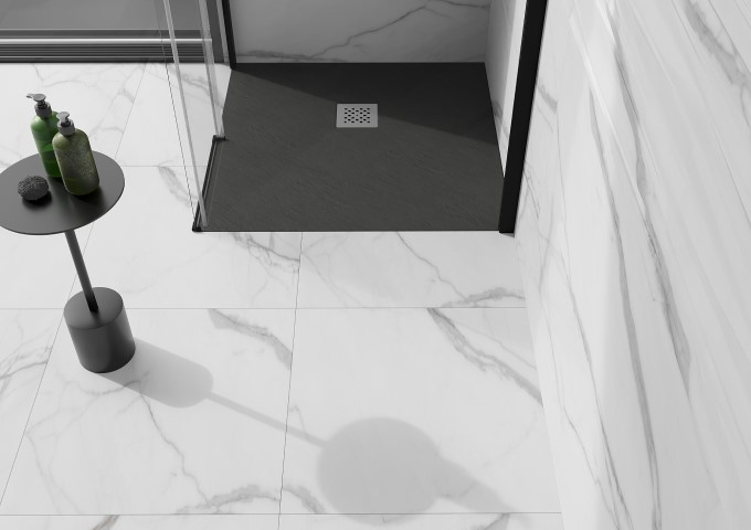 Piatti doccia quadrati con sifone