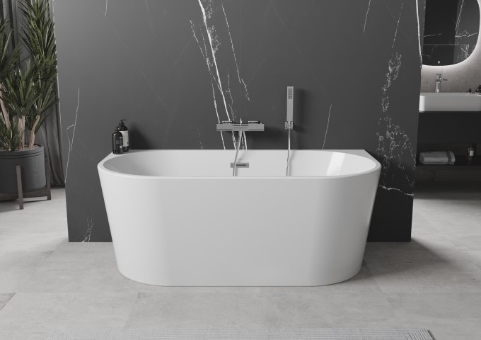 Vasca standing a muro libera 170x80 cm