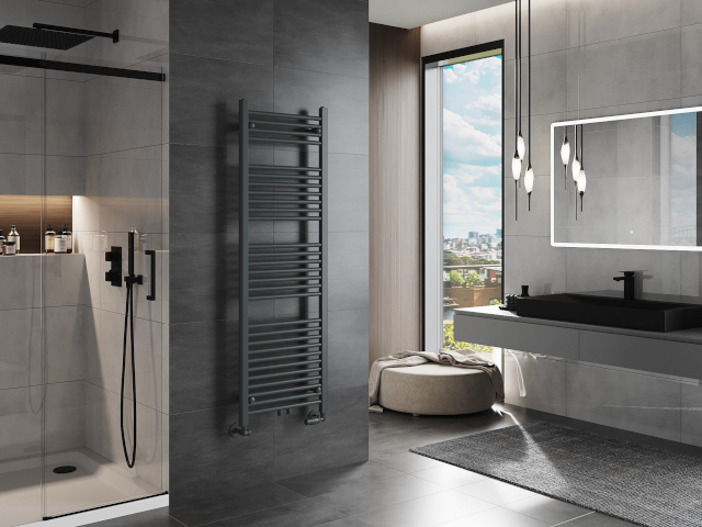 Piastrelle simil pietra nel bagno