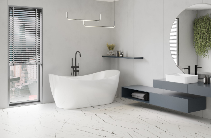 Gres smaltato Mexen nell'arredamento del bagno