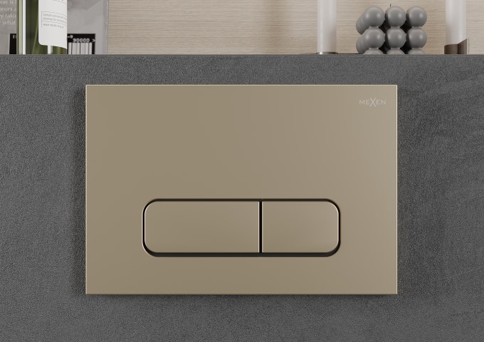 Pulsanti di scarico dorati