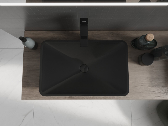 Armadietto sotto lavabo in colore rovere