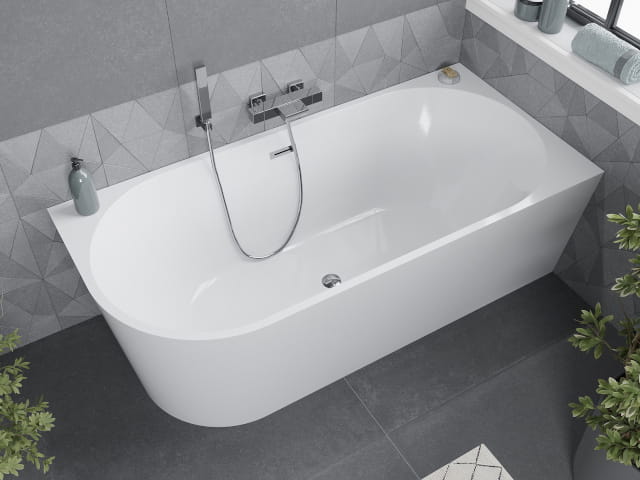 Vasca da bagno freestanding angolare