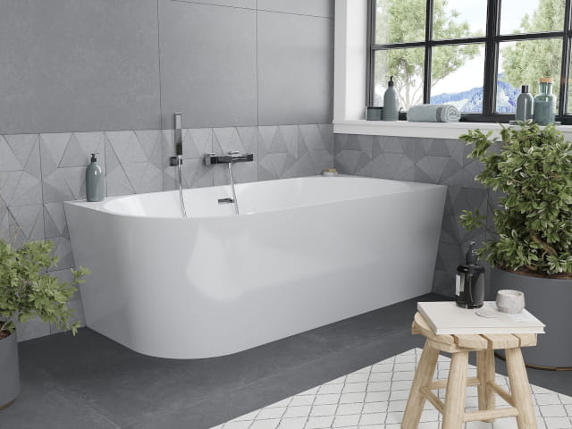 Vasca da bagno freestanding angolare
