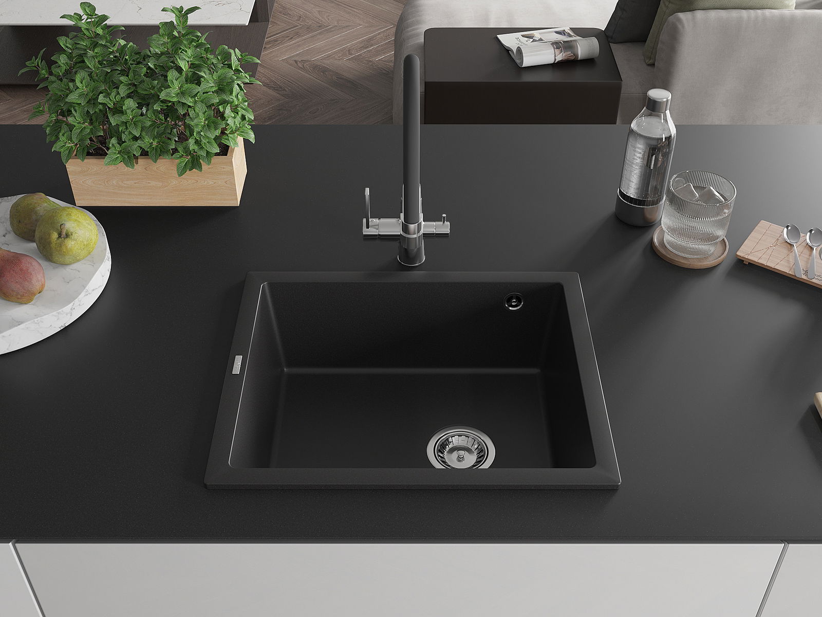 Lavello sottopiano Mexen