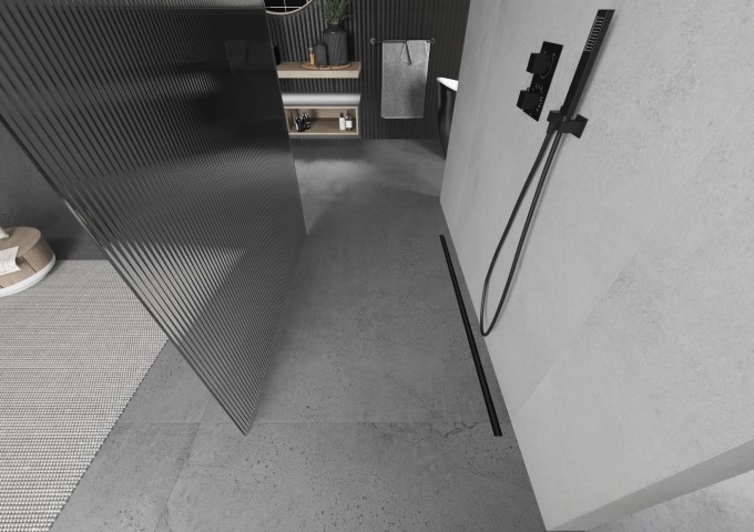 Raccordo angolare nero