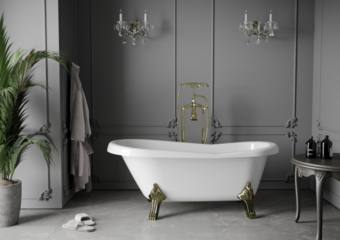 vasca da bagno autonoma su gambe