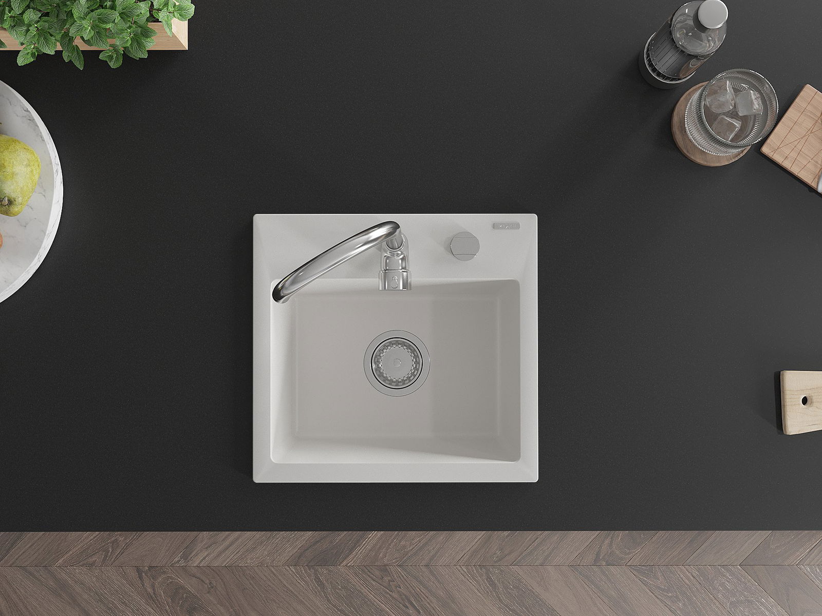 Piccolo lavello a una vasca Mexen