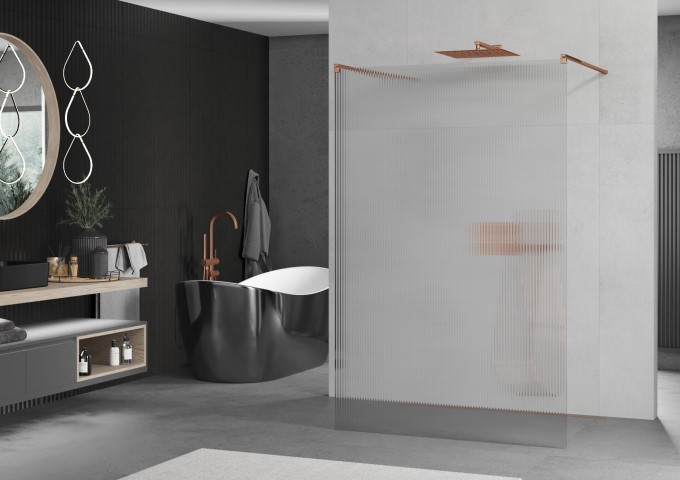 Colonne doccia oro rosa