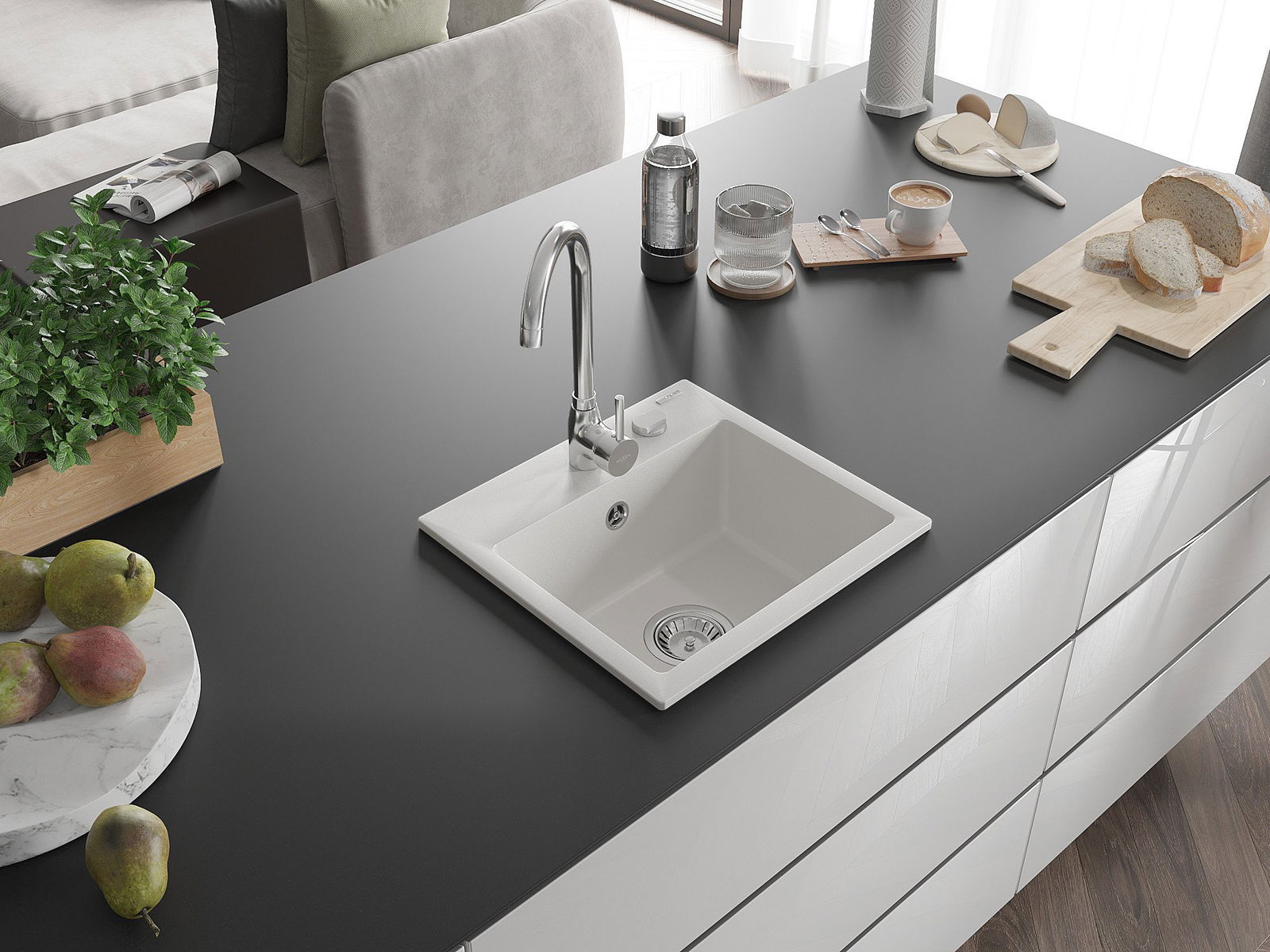 Lavello a 1 vasca Mexen