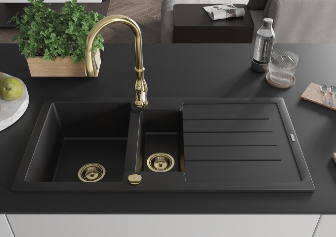 Rubinetti da cucina in piedi con canna estraibile