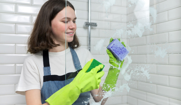 Come pulire la parete della doccia?