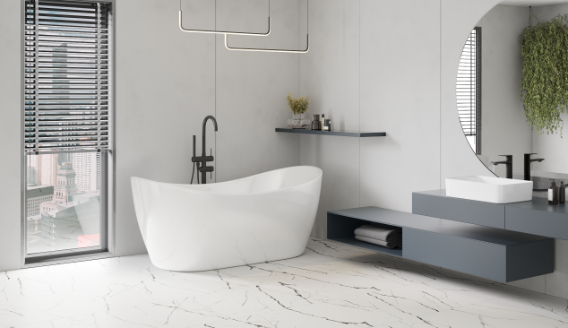 Vasca da bagno freestanding in stile moderno