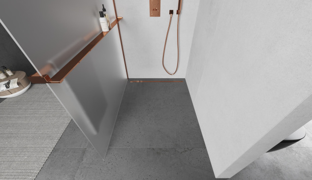 Oro rosa esclusivo nel bagno