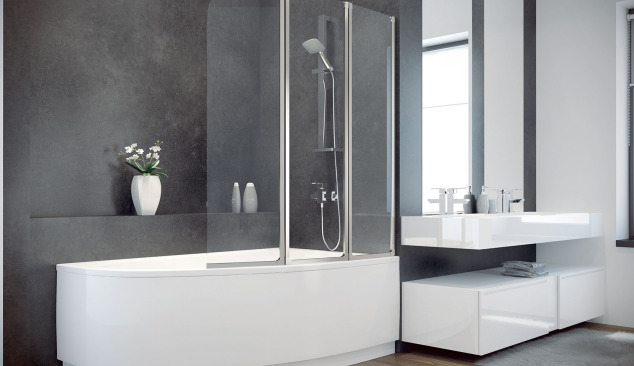 Paraventi per vasca da bagno - ne vale la pena?