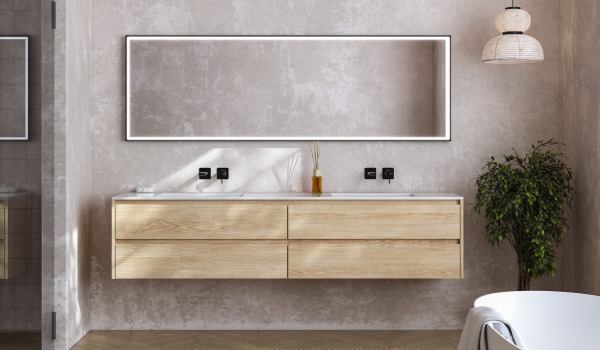 Come montare un mobile sotto il lavabo?