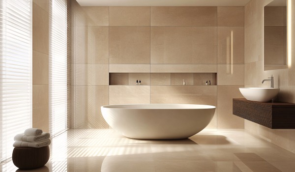 Bagno beige: come creare un ambiente caldo, elegante e senza tempo?