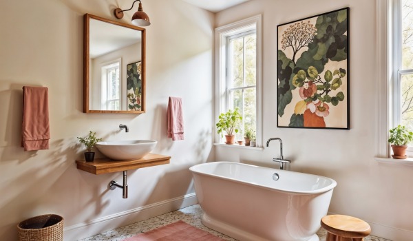 Bagno in stile eclettico — come combinare colori, motivi e materiali senza caos?