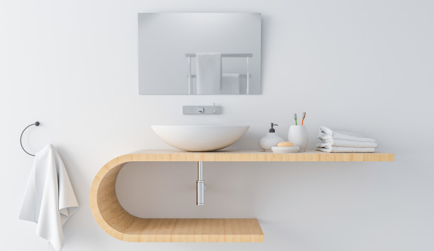 Dove appendere l'asciugamano accanto al lavabo?