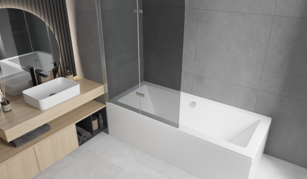 Vantaggi e svantaggi della vasca da bagno con paravento