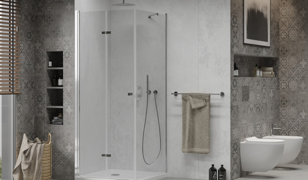 Bagno orientale con cabina doccia