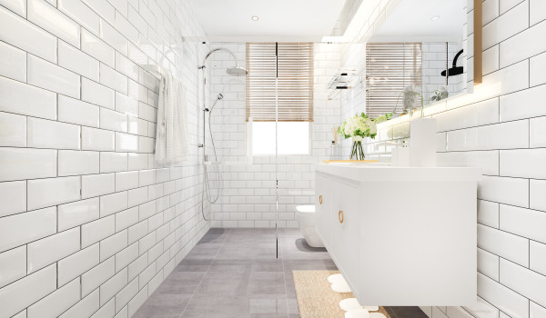 Come arredare un bagno stretto?