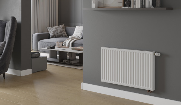 Riscaldamento in casa - radiatore a pannello