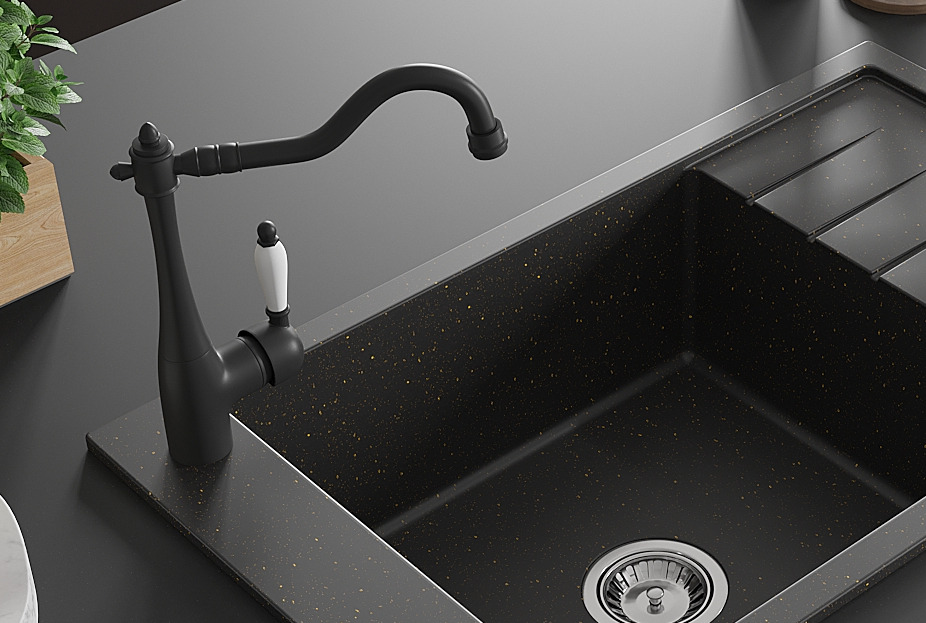 Rubinetto da cucina in stile retrò