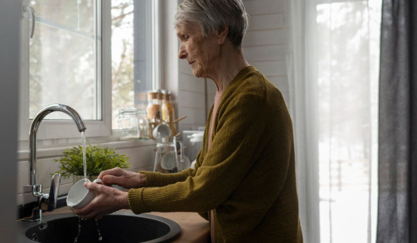 Il lavello sotto la finestra è una buona idea?