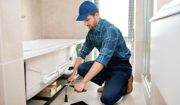 Come collegare una vasca rettangolare?